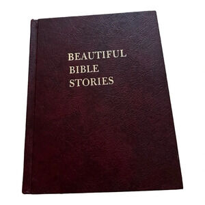 Beautiful Bible Stories by Patricia Summerlin Martin 1964 Hardback Leather Book